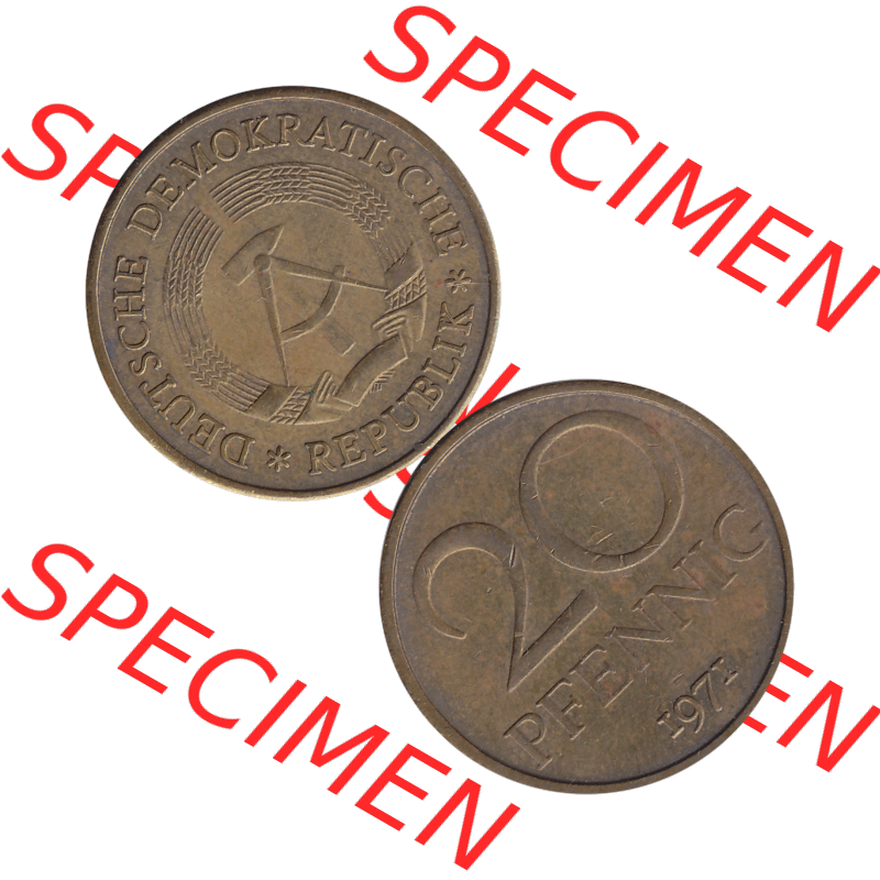 DDR Münze Umlaufmünze / Kursmünze 1969-1990, 20 Pfennig 1971-05, 1970er Jahre, DDR-Telefonmünze. Bildmaterial als transparente PNG-Grafik mit der Vorderseite... Sammlung