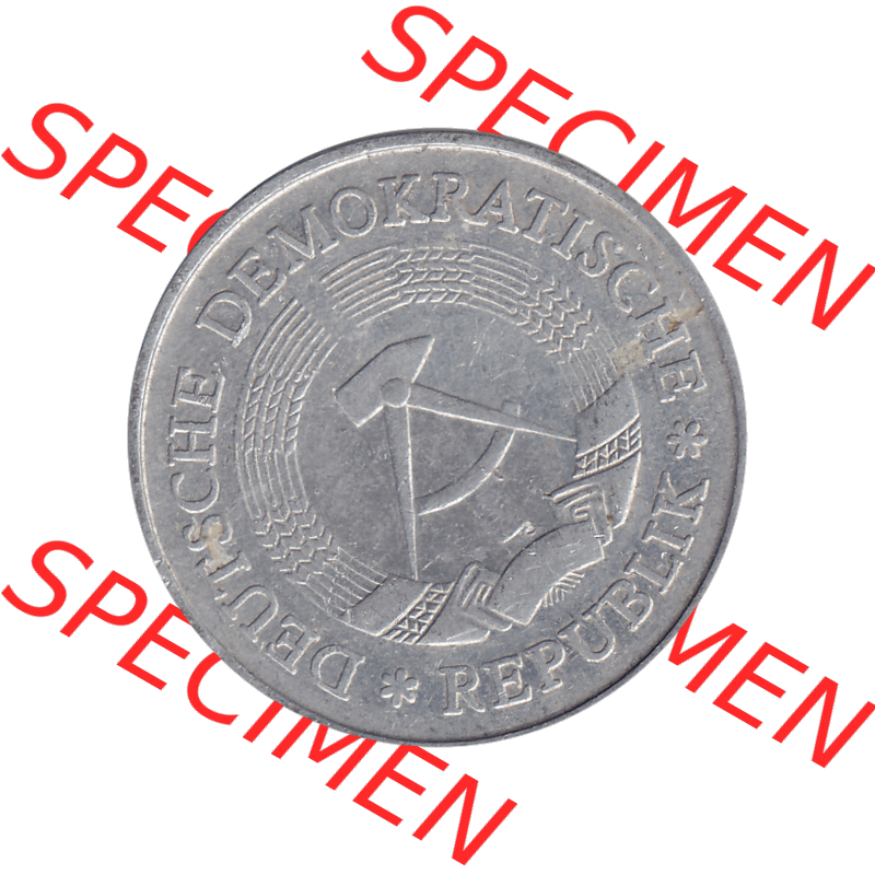 DDR Münze Umlaufmünze / Kursmünze 1972-1990, A 1 Mark 1975-01. Vorderseite als transparente PNG-Grafik der 1-Mark Münzen der DDR. Hier im online Katalog befinden... Sammlung