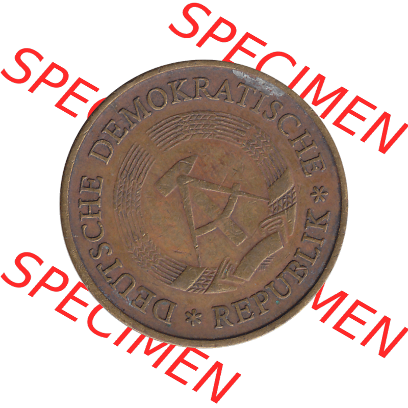 DDR Münze Umlaufmünze / Kursmünze 1969-1990, 20 Pfennig 1969-35, 1960er Jahre, DDR-Telefonmünze. Bildmaterial als transparente PNG-Grafik mit der Vorderseite... Sammlung