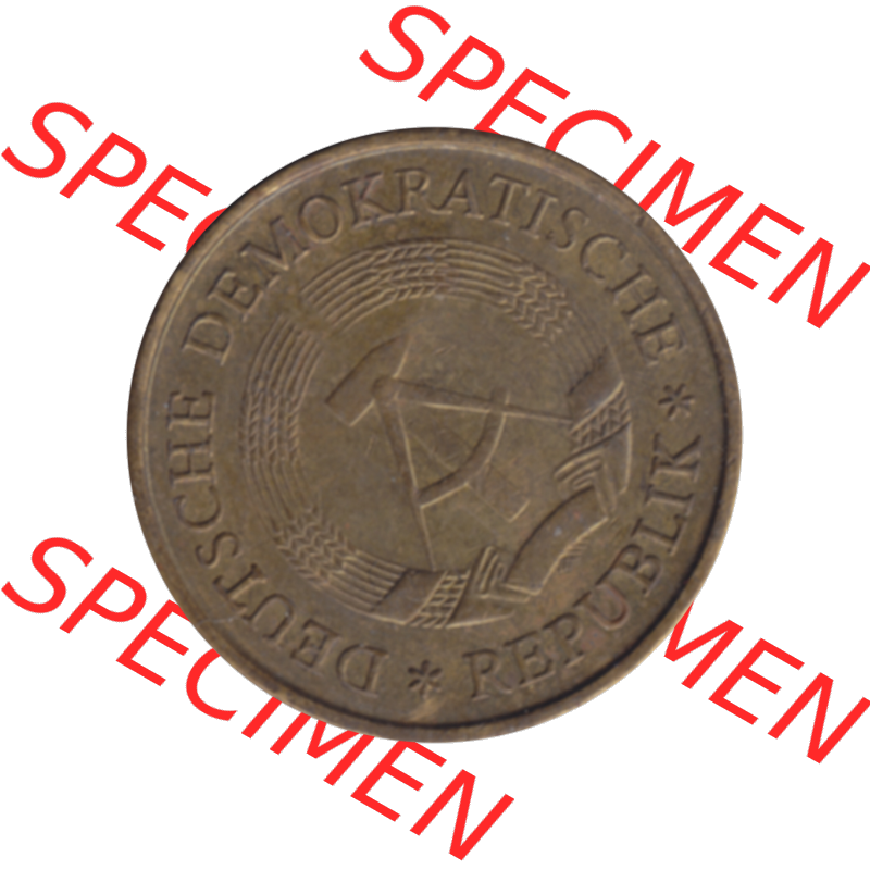 DDR Münze Umlaufmünze / Kursmünze 1969-1990, 20 Pfennig 1969-15, 1960er Jahre, DDR-Telefonmünze. Bildmaterial als transparente PNG-Grafik mit der Vorderseite... Sammlung