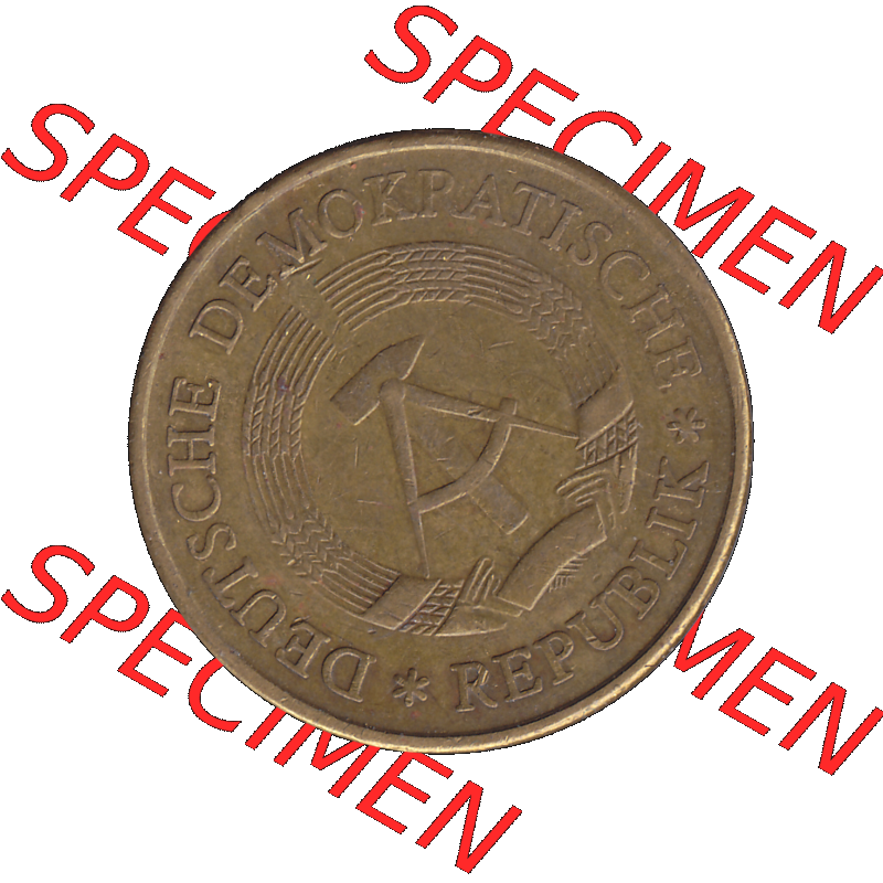 DDR Münze Umlaufmünze / Kursmünze 1969-1990, 20 Pfennig 1969-39, 1960er Jahre, DDR-Telefonmünze. Bildmaterial als transparente PNG-Grafik mit der Vorderseite... Sammlung