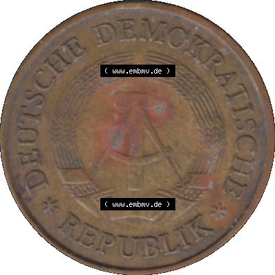 DDR Münze Umlaufmünze / Kursmünze 1969-1990, 20 Pfennig 1969-11, 1960er Jahre, DDR-Telefonmünze. Bildmaterial als transparente PNG-Grafik mit der Vorderseite... Sammlung