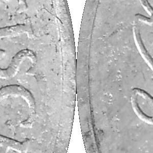 Ausschnitt zur Qualitätsprüfung vom Digitalen Bild Qualität