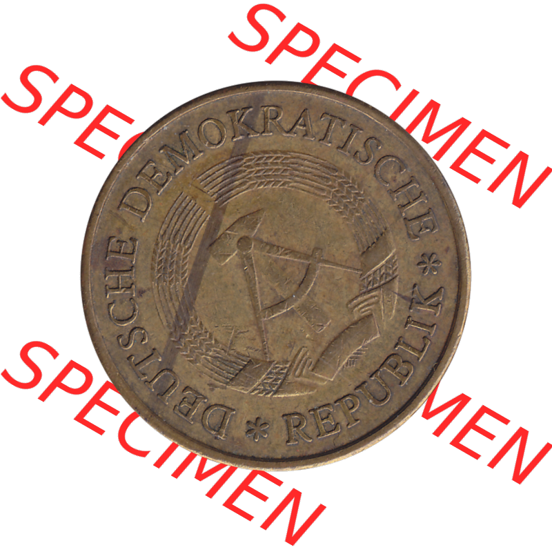DDR Münze Umlaufmünze / Kursmünze 1969-1990, 20 Pfennig 1969-09, DDR-Telefonmünze. Bildmaterial als transparente PNG-Grafik mit der Vorderseite der 20 Pfennig... Sammlung