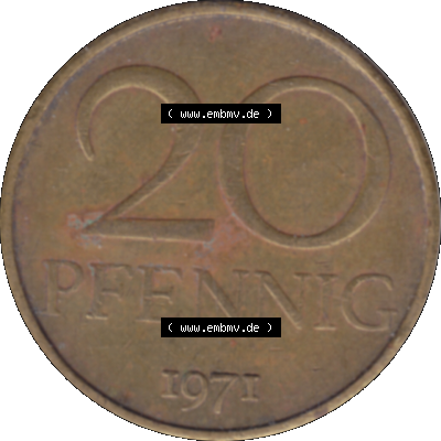 sich 20 / Zwanzig Pfennig-Stücke, bzw. Münzen Sammlung