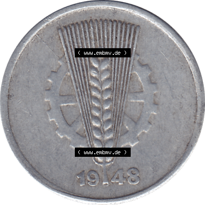Fünf Pfennig DDR (GDR) Münzen Sammlung
