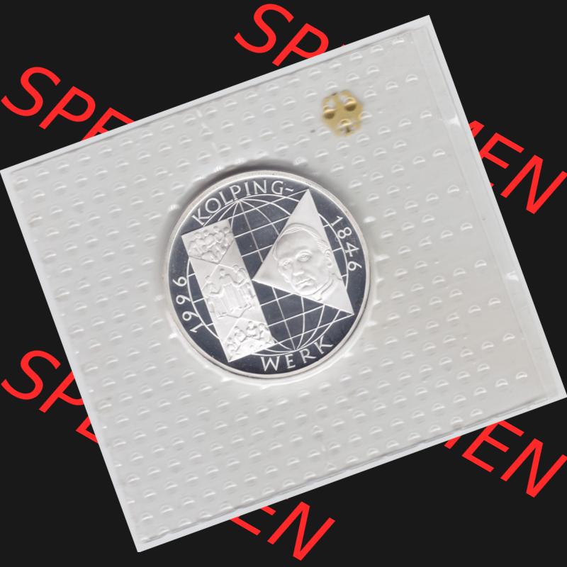 1996, 10 DM Silber Kolpingwerk (1) Sammlung