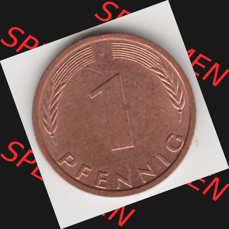 Münze der BRD Deutschland Umlaufmünze 1950-2001, 1 Pfennig 1972 J Sammlung