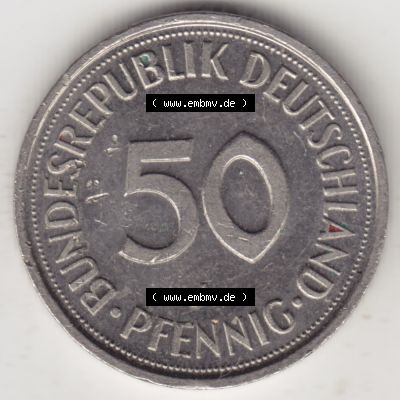 1990-2001, 50 Pfennig 1993 A Sammlung