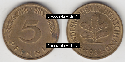 Münze aus Deutschland Sammlung