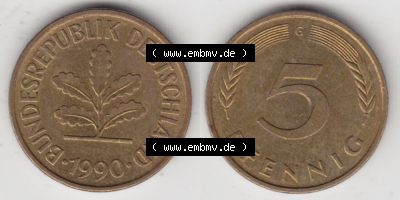 Münze aus Deutschland Sammlung