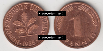 Münze aus Deutschland Sammlung