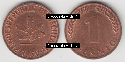Münze aus Deutschland Sammlung