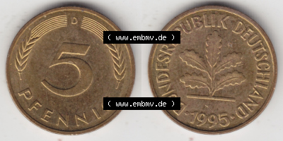 Münze aus Deutschland Sammlung