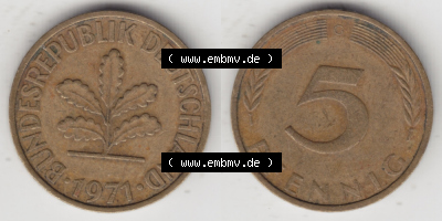 Münze aus Deutschland Sammlung