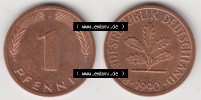 Münze aus Deutschland Sammlung