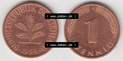 Münze aus Deutschland Sammlung