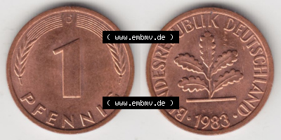 Münze aus Deutschland Sammlung