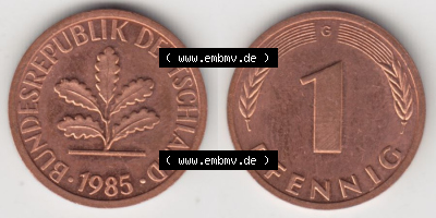 Münze aus Deutschland Sammlung