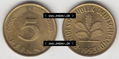 Münze aus Deutschland Sammlung