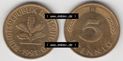 Münze aus Deutschland Sammlung