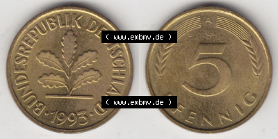 Münze aus Deutschland Sammlung