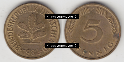Münze aus Deutschland Sammlung