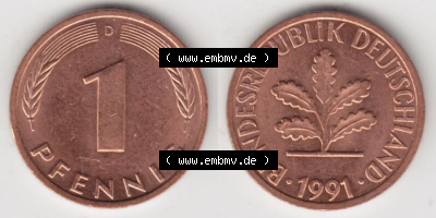 Münze aus Deutschland Sammlung