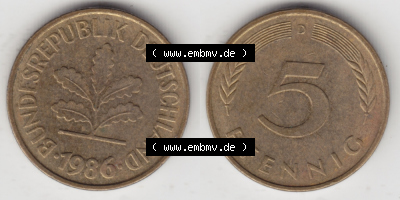 Münze aus Deutschland Sammlung