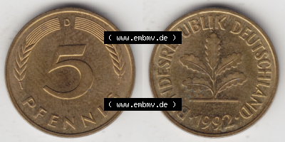 Münze aus Deutschland Sammlung