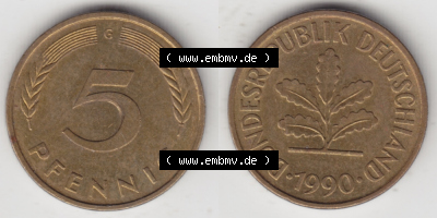 Münze aus Deutschland Sammlung