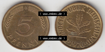 Münze aus Deutschland Sammlung