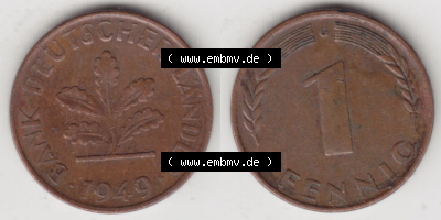 Münze aus Deutschland Sammlung