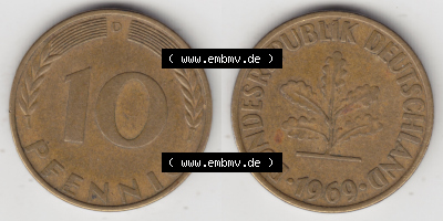 Münze aus Deutschland Sammlung