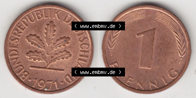 Münze aus Deutschland Sammlung