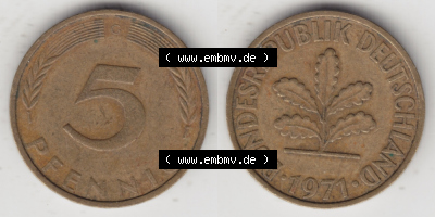 Münze aus Deutschland Sammlung