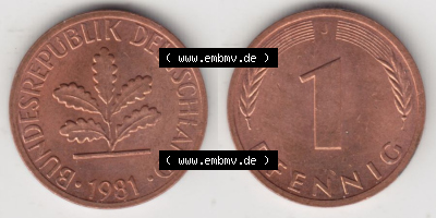 Münze aus Deutschland Sammlung