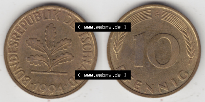 Münze aus Deutschland Sammlung