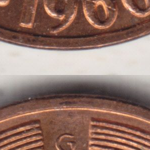 Ausschnitt zur Qualitätsprüfung vom Digitalen Bild Qualität