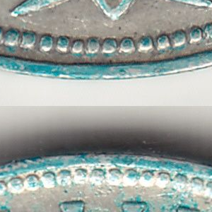 Ausschnitt zur Qualitätsprüfung vom Digitalen Bild Qualität