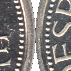 Ausschnitt zur Qualitätsprüfung vom Digitalen Bild Qualität