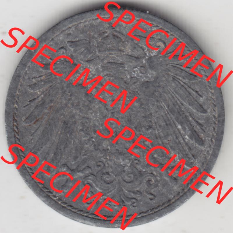 Weimarer Republik Umlaufmünze 1917-1922, 10 Pfennig Reichsadler, Keine Prägestätte 1921, Münzen Vorderseite zum Download Sammlung