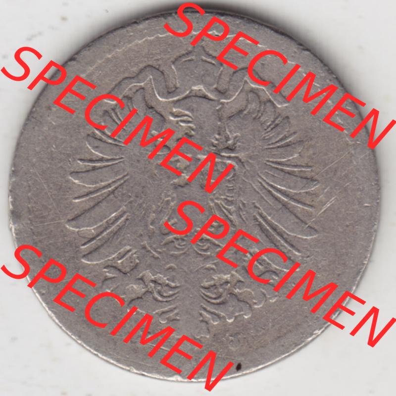Deutsches Kaiserreich Umlaufmünze 1874-1889, 5 Pfennig J, 1876, Münzen Vorderseite zum Download Sammlung