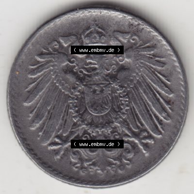 Weimarer Republik Umlaufmünze 1915-1922, 5 Pfennig D, 1920, Münzen Vorderseite zum Download Sammlung