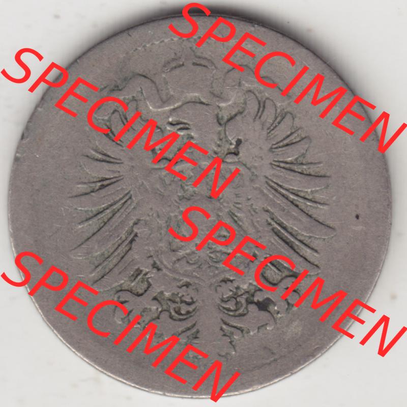 Deutsches Kaiserreich Umlaufmünze 1873-1889, 10 Pfennig A, 1876, Münzen Vorderseite zum Download Sammlung