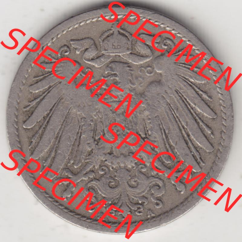 Deutsches Kaiserreich Umlaufmünze 1890-1916, 10 Pfennig A, 1902, Münzen Vorderseite zum Download Sammlung