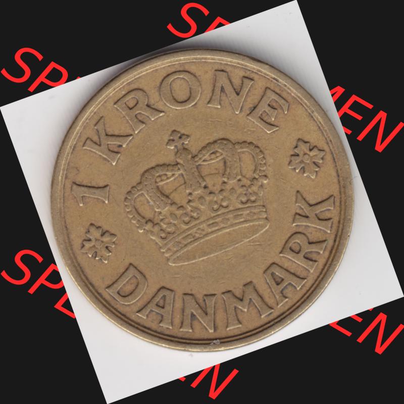 Umlaufmünzen Dänemark: 1940, 1 Krone. Vorderseite der alten dänischen Umlaufmünze aus Dänemark zum katalogisieren und verwalten im Münzen-Katalog Dänemark... Sammlung