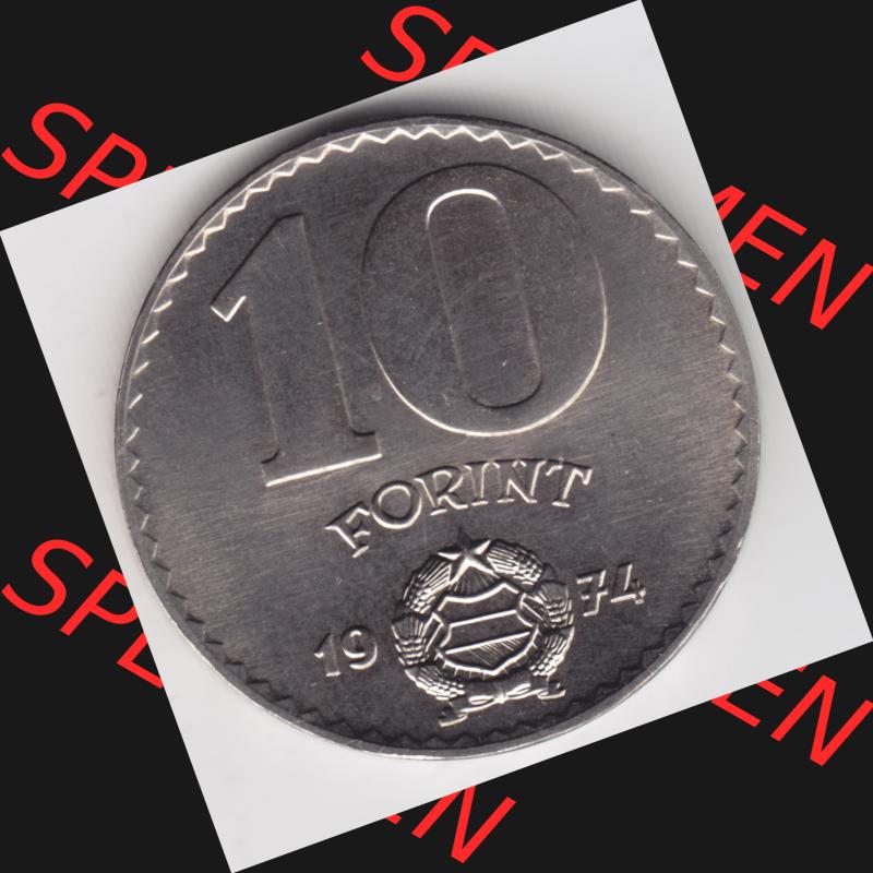 Umlaufmünzen Ungarn: 1971-1982, 10 Forint. Rückseite der Münze aus Ungarn als Bildmaterial für Sammler und Münzen-Webseiten hier im online Katalog und Datenbank... Sammlung