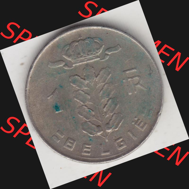 Münzen Belgien Umlaufmünze 1950-1988, 1 Francs-Franken 1973 Belgie. Vorderseite der alten belgischen Francs Umlaufmünze aus Belgien vor Einführung der Euromünzen in... Sammlung