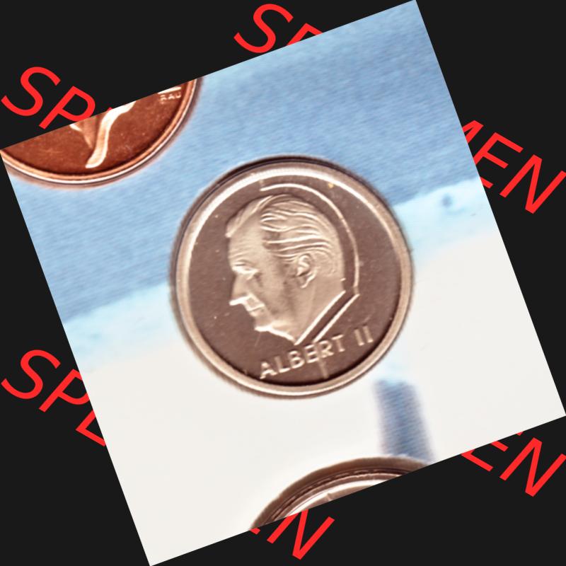 Münzen Belgien Umlaufmünze Münzsatz Sabena 1998, 1 Franc. Rückseite der alten belgischen Francs Umlaufmünze aus Belgien vor Einführung der Euromünzen in... Sammlung